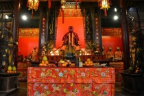 财神爷画像怎么贴桃花位摆放